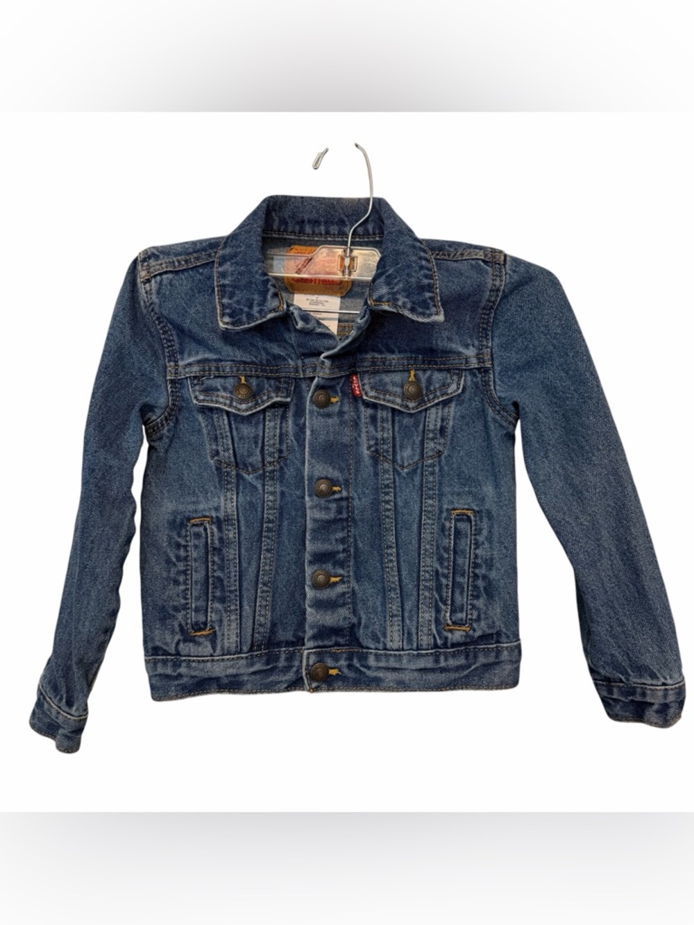 Levi Strauss Authentic Toddler Trucker Denim Jacket Size 4T Regular
